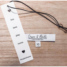 Load image into Gallery viewer, Care Label and Hangtag Design