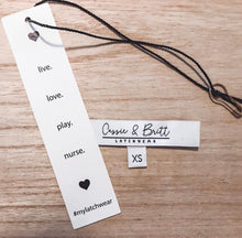 Load image into Gallery viewer, Care Label and Hangtag Design